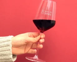 Verre à vin personnalisable - "Le verre de" - Femme