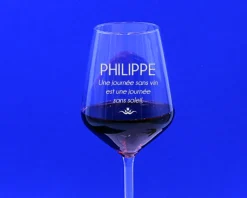 Verre à vin personnalisable - Citation