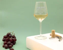 Verre à vin personnalisable - Citation