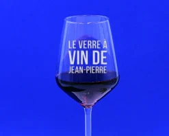 Verre à vin personnalisable - "Le verre de" - Homme