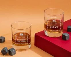 Verre à whisky personnalisé - Prénom et Message