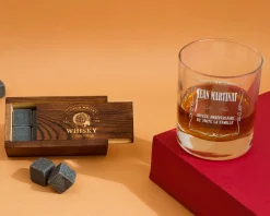 Verre à whisky personnalisé - Prénom et Message