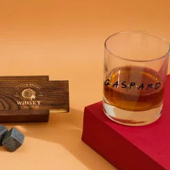 Verre à whisky personnalisé - Bande de potes