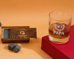 Verre à whisky personnalisé - Papa N°1