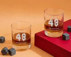 Verre à whisky personnalisé anniversaire - Ballons