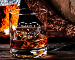 Verre apéro personnalisé - Prénoms Couple