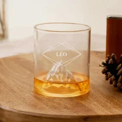 Verre relief personnalisé - Prénom
