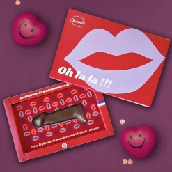 Zizi en chocolat avec message personnalisable - Erotique